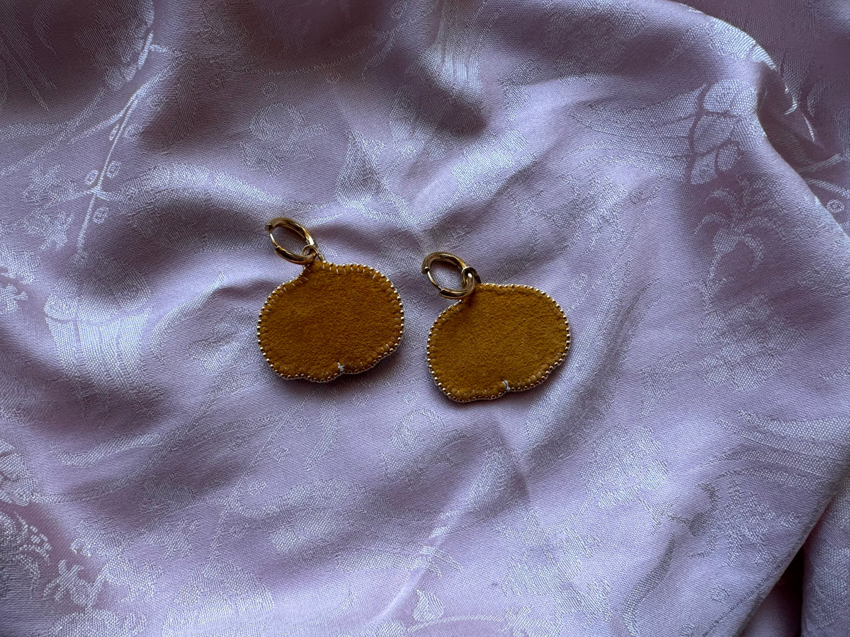 pumpkin earrings