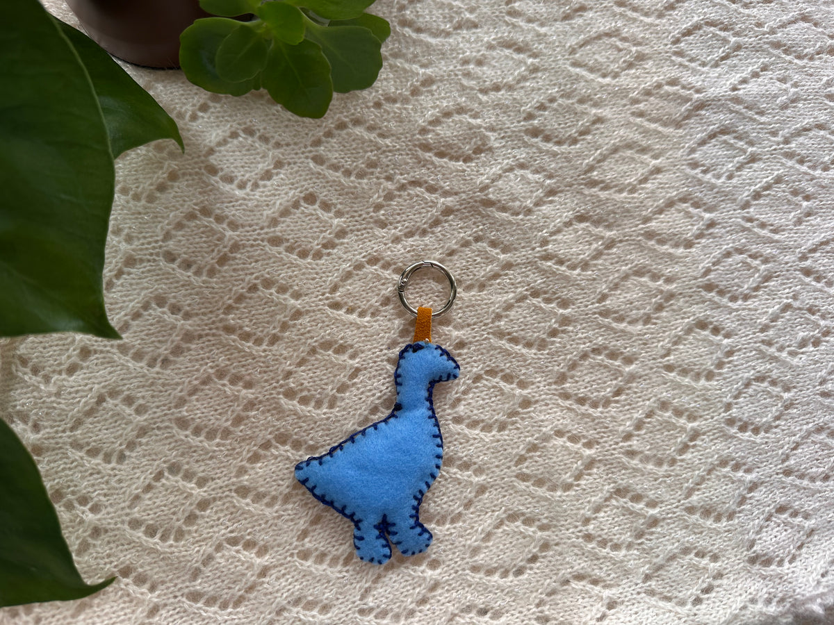 felt goose bag charm/keychain