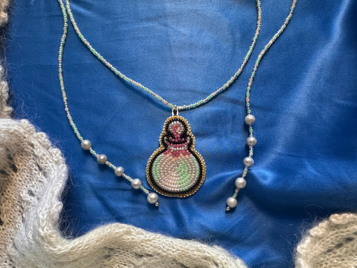 potion bottle lariat necklace