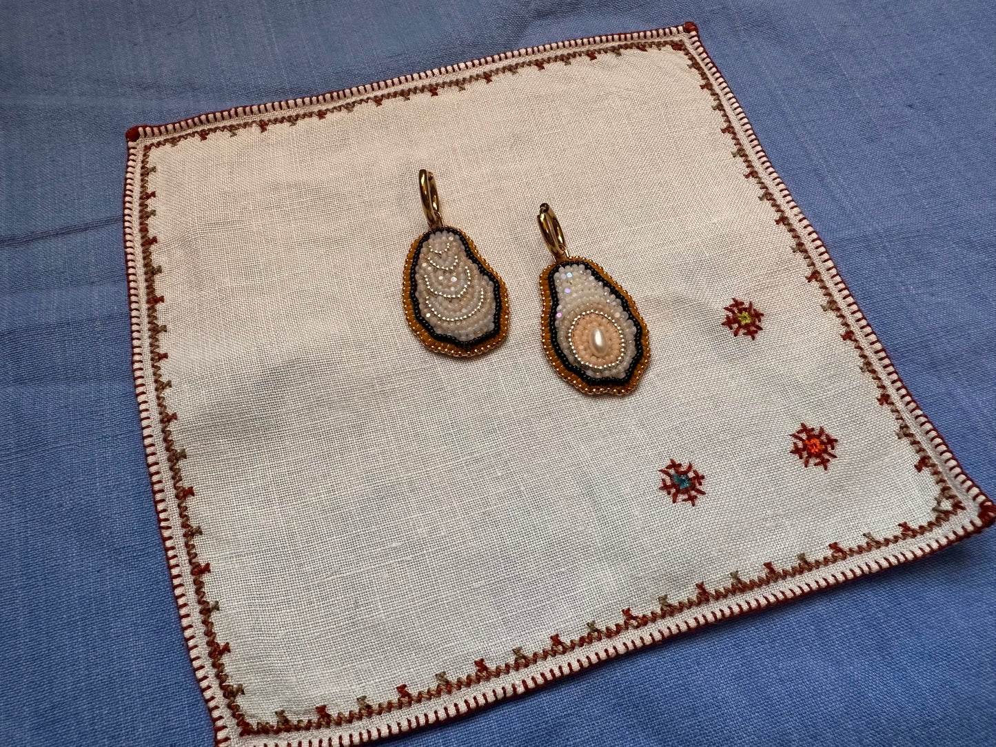 oyster earrings