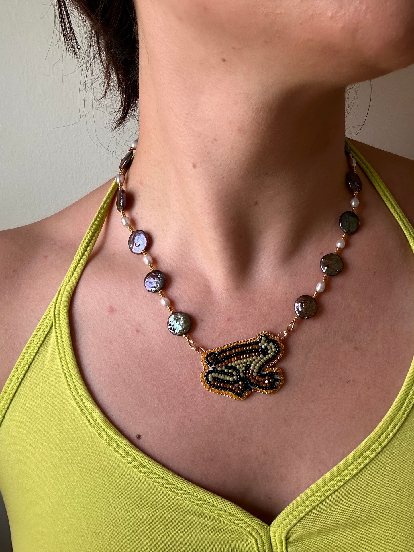 frog necklace