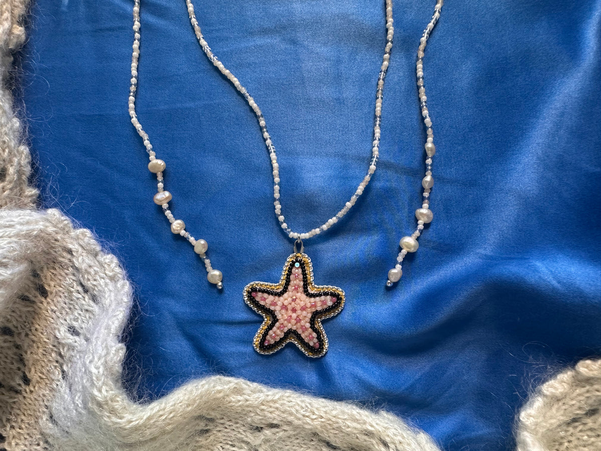 starfish lariat necklace