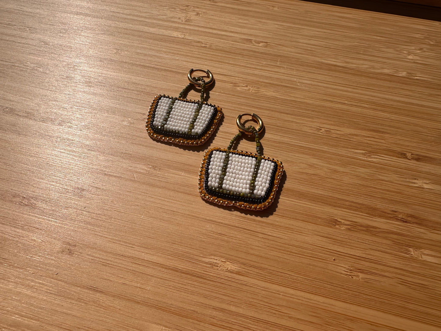 tote bag earrings