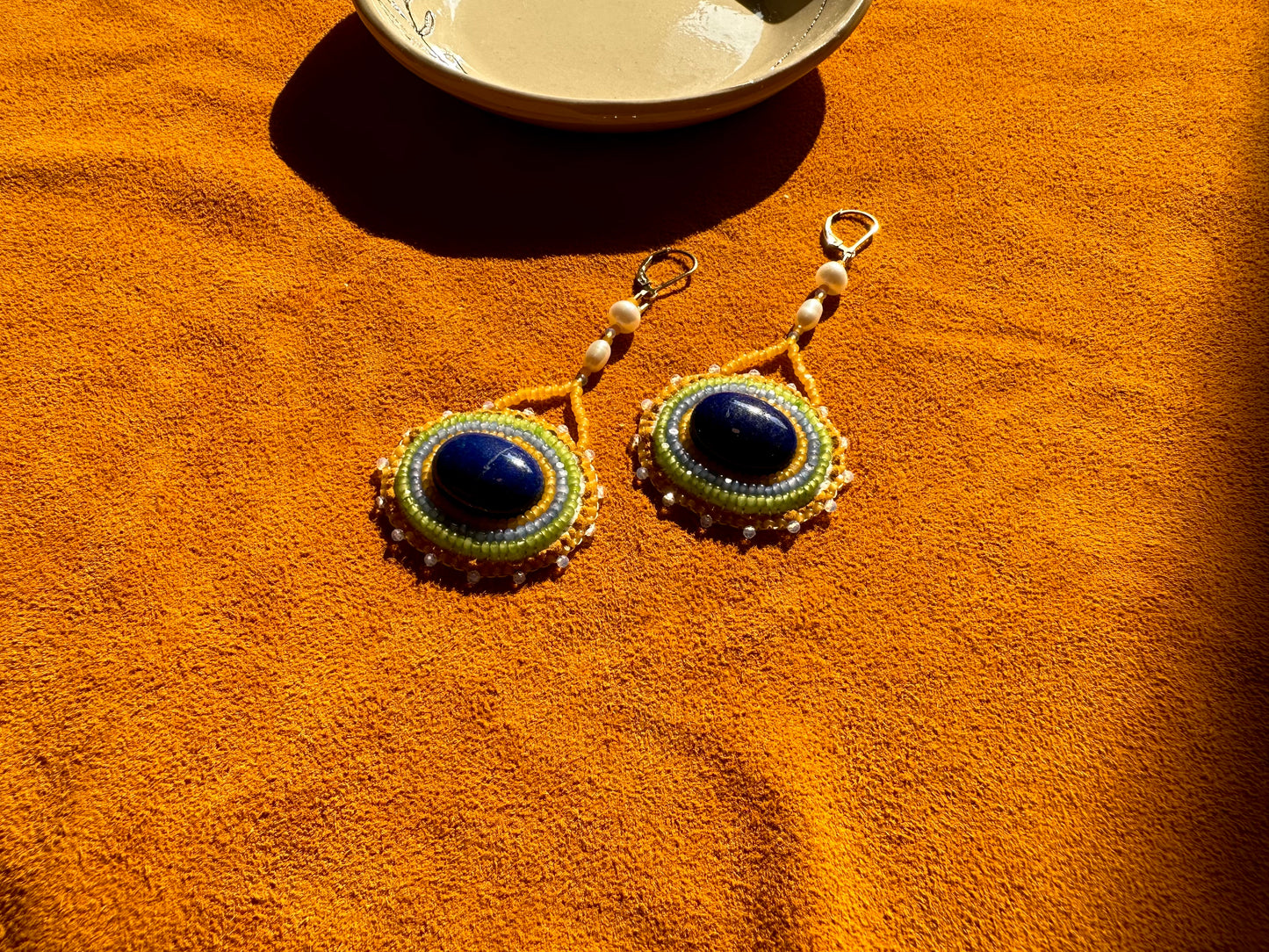 lapis lazuli earrings