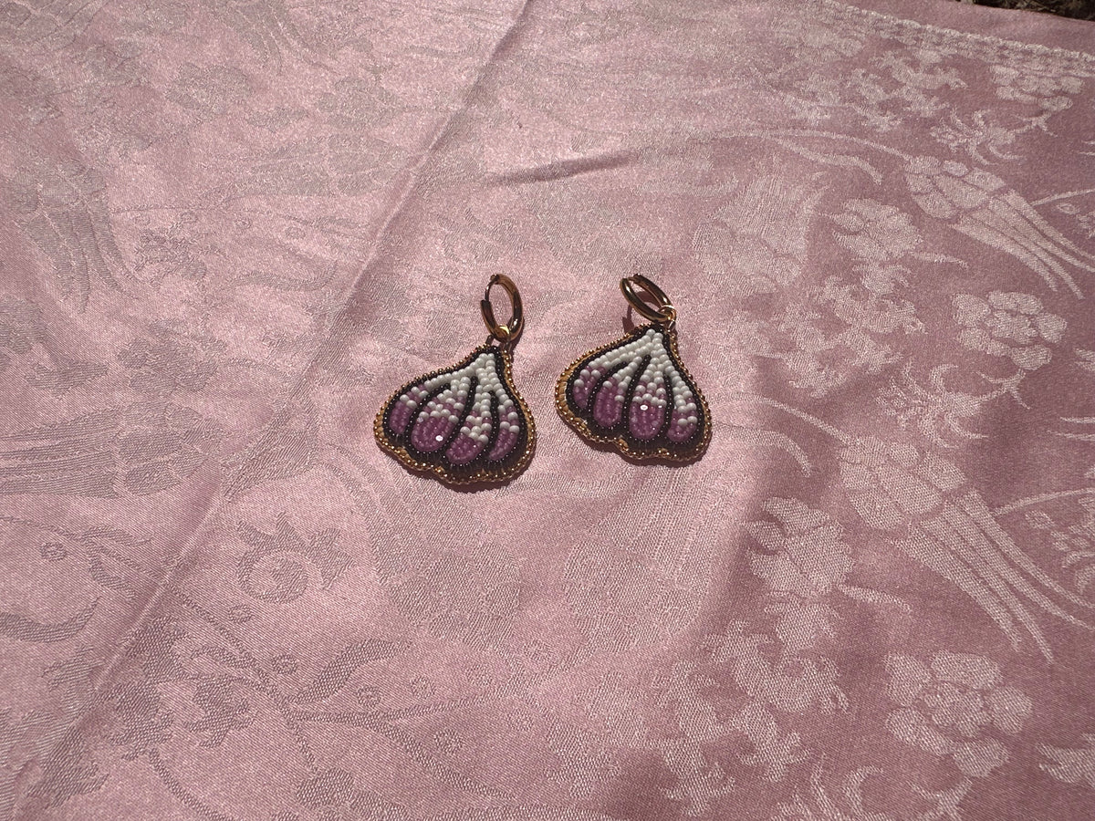 garlic earrings