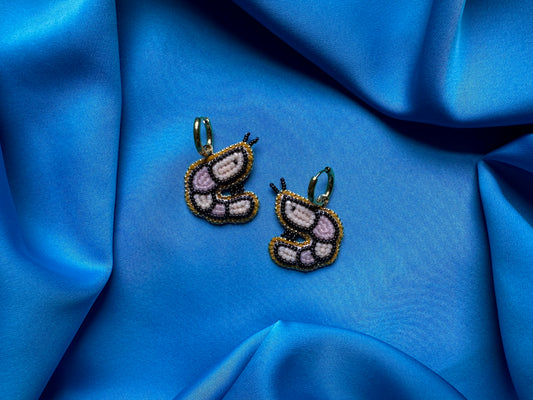 shrimp earrings
