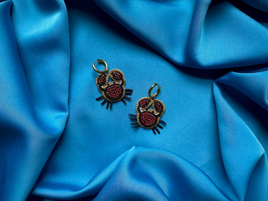 crab earrings